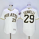 Pittsburgh Pirates #29 Francisco Cervelli White 2016 Flexbase Collection Stitched Baseball Jersey,baseball caps,new era cap wholesale,wholesale hats
